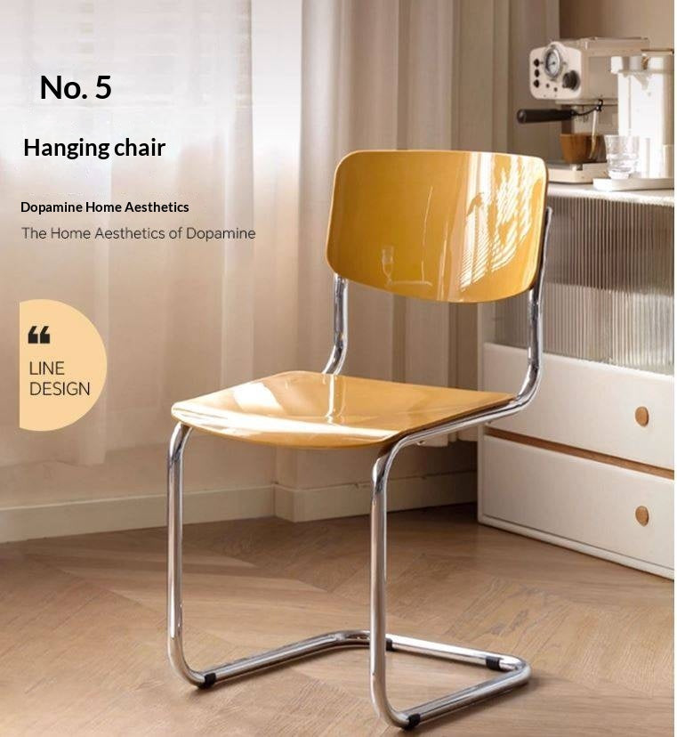 Set 2 pcs Suspended Bow Modern Dining Chair