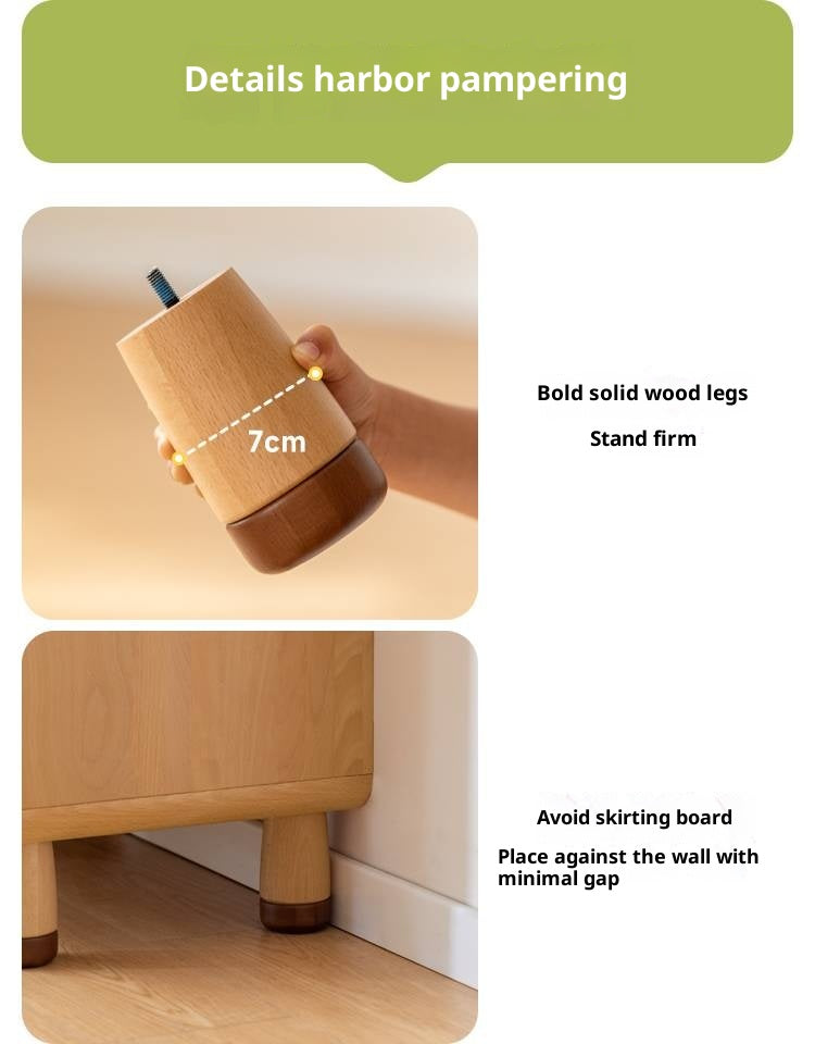 Beech Solid Wood Childrens Drawer