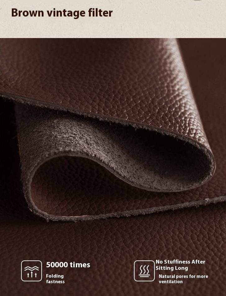 Leather Soft Upholstery, Light Luxury Bed American Retro Style
