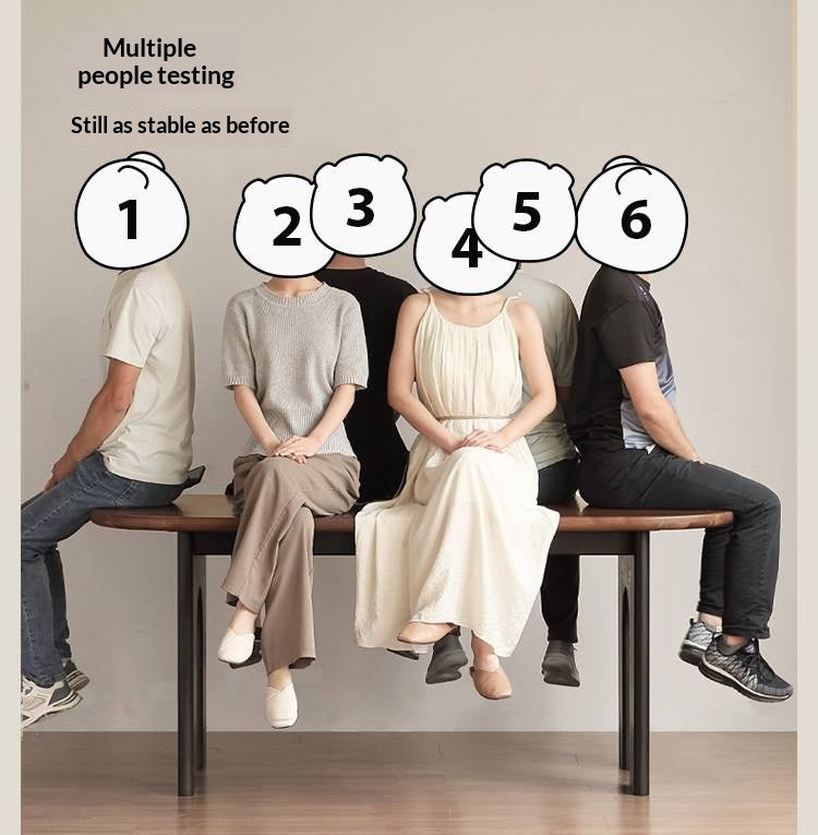 Black Walnut Solid Wood Dining Table French Retro