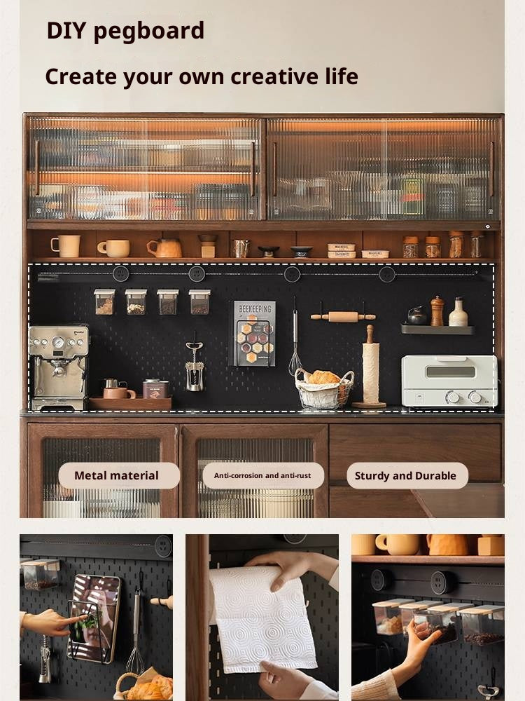 Sandalwood, Ash, White Ash Solid Wood Rock Board Modern Sideboard