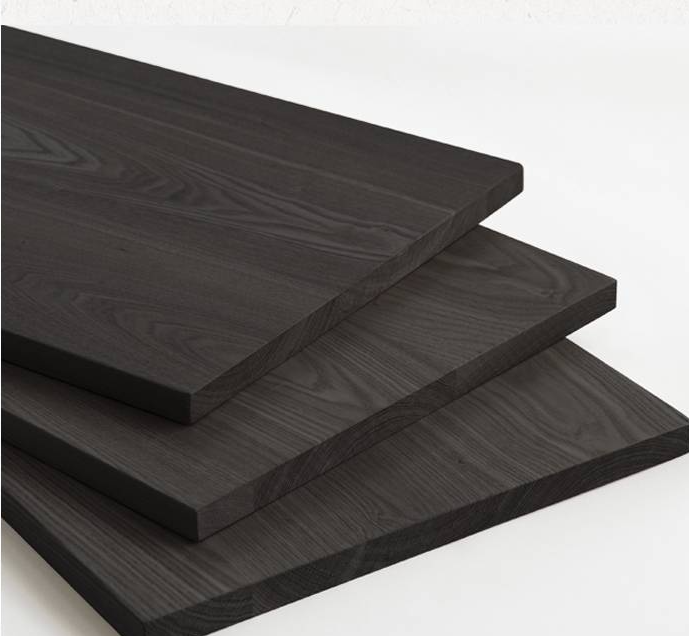 Poplar, Ash Solid Wood Large Board High Headboard Double Household Large Bed