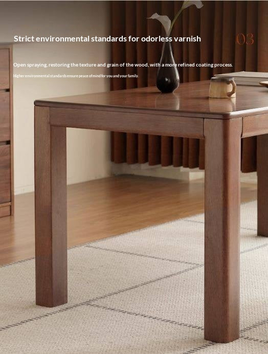 Solid Longan Hardwood Dining Table