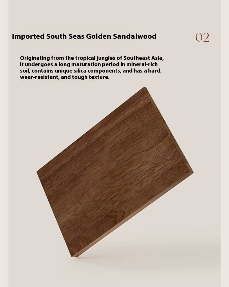 Sandalwood Solid Wood Modern Sliding Door Wardrobe.