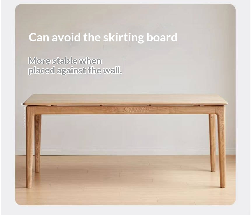 Ash Solid Wood Modern Minimalist Office Desk