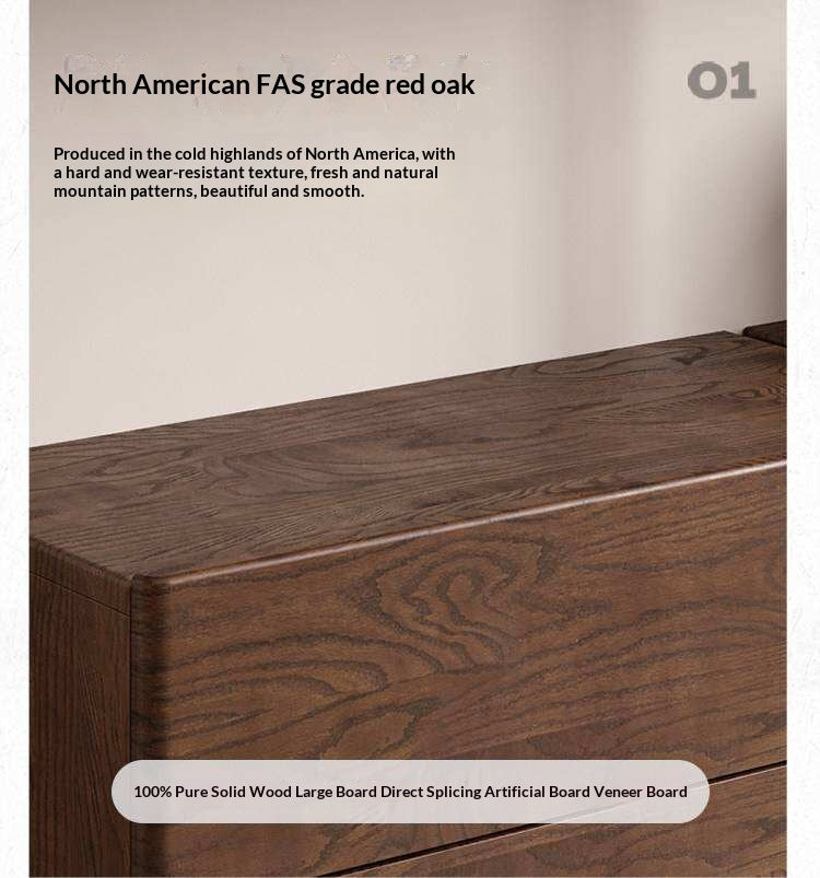 Oak Solid Wood Wall-Mounted Bookshelf Industrial Style