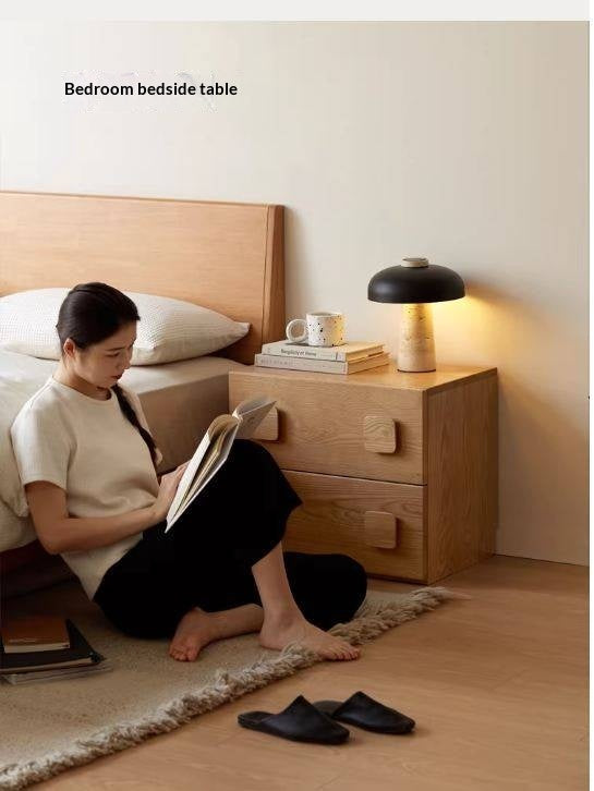 Ash Solid Wood Floor-Standing Module Combination TV Stand