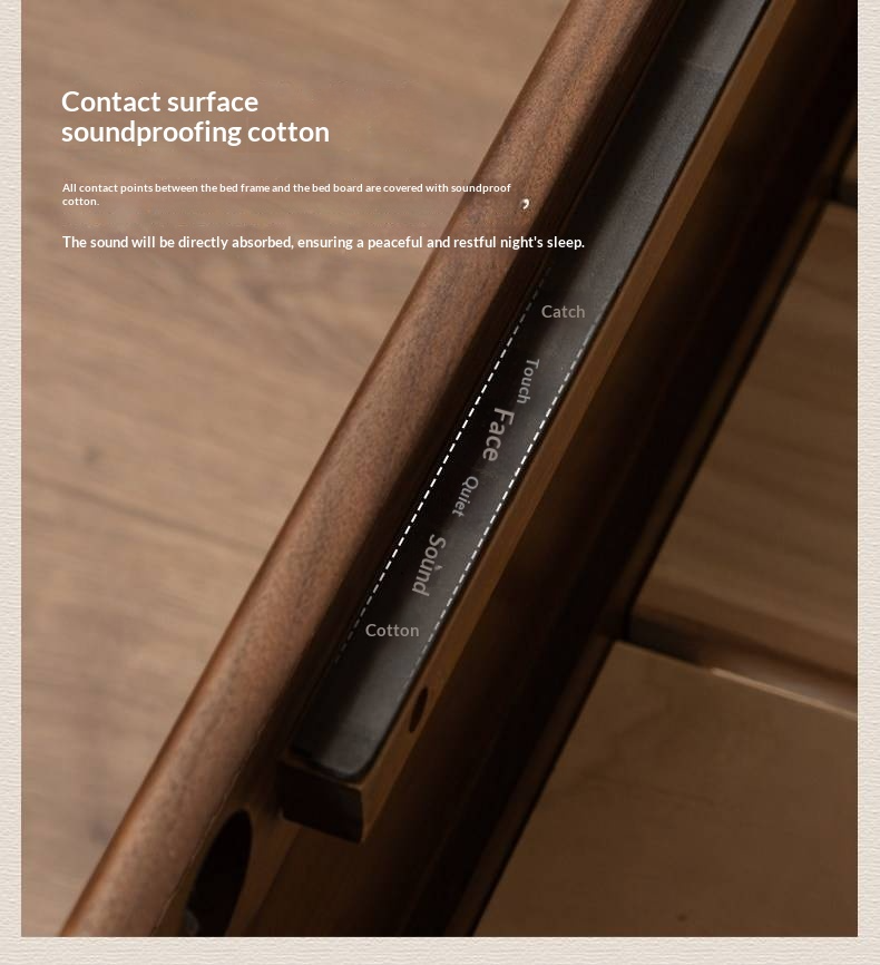 Black Walnut Solid Wood Box Bed — Italian Light Luxury Fully Openable Bed