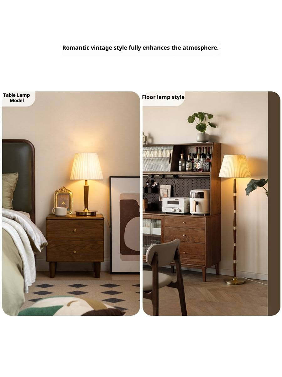 Ash Solid Wood Japanese Style Luxury Lamp