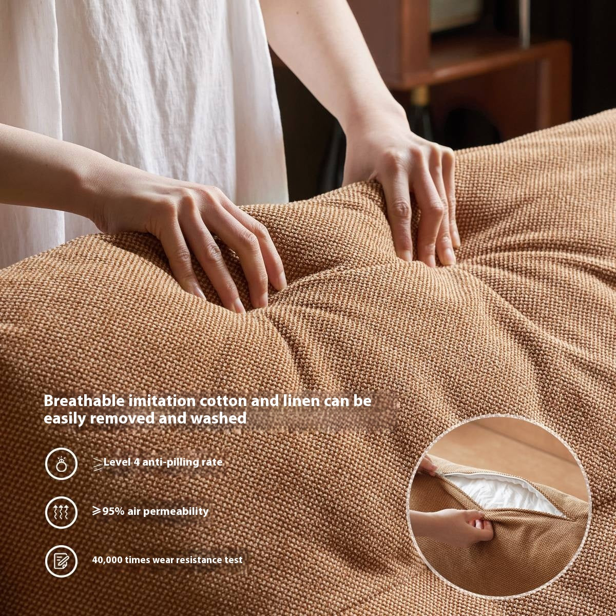 Fabric retractable Sofa Bed