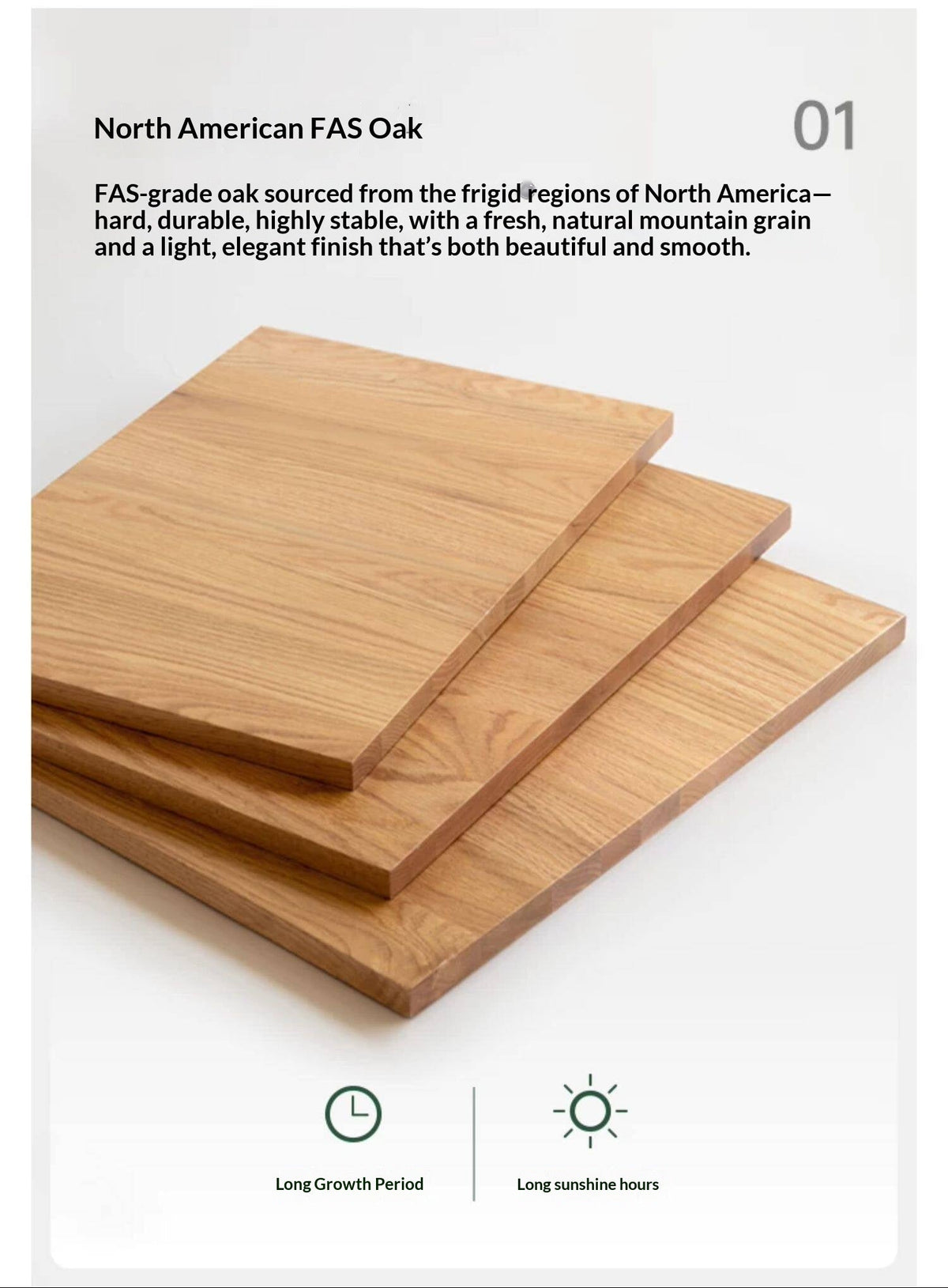 Oak Solid Wood Folding Dining Table