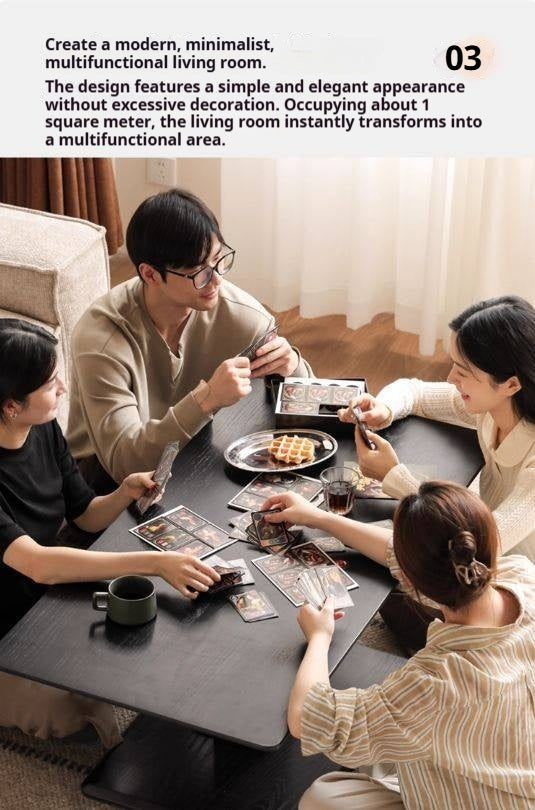 Oak Solid Wood Elevating Coffee Table