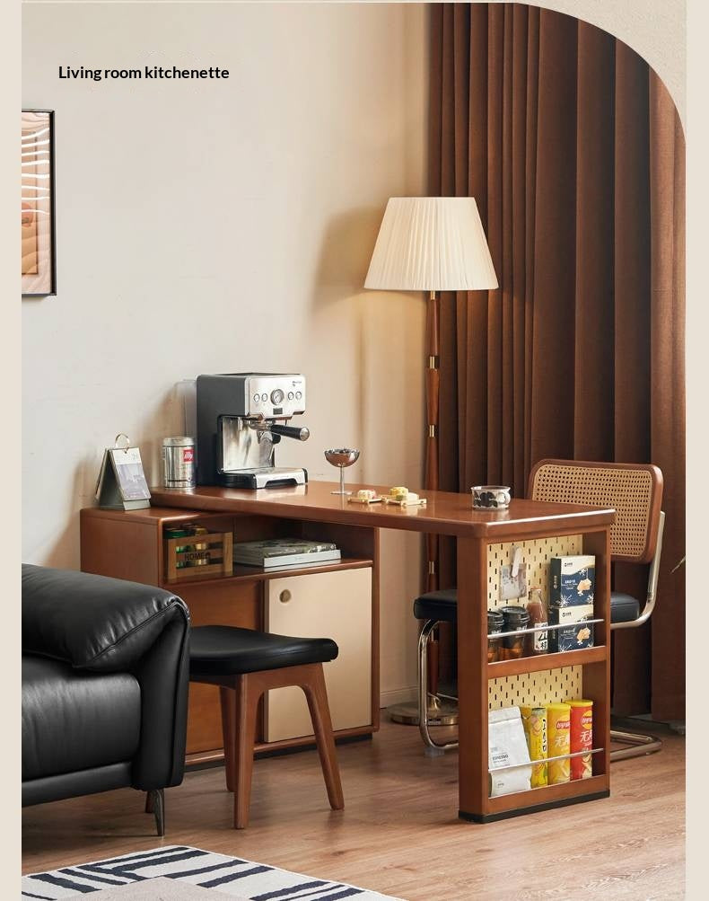 Poplar Solid Wood Antique Style Office Desk