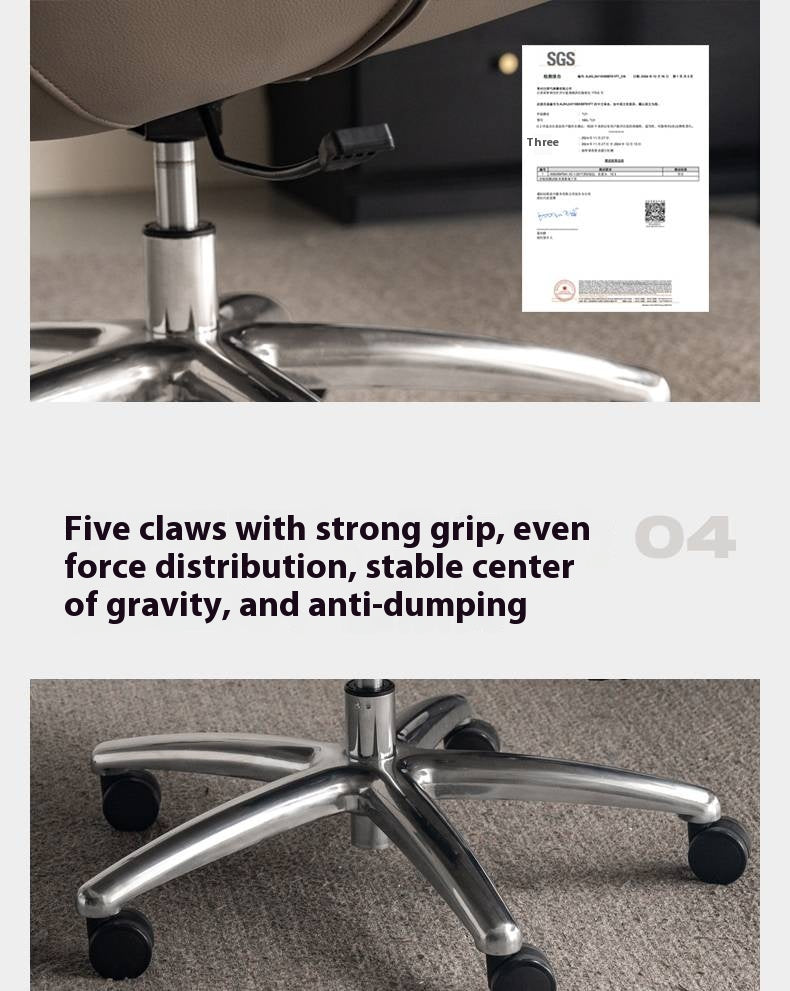 Leather Computer Soft Backrest Office Chair