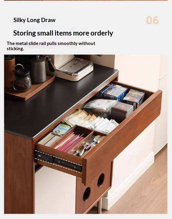 Tulipwood Solid Wood Medieval Style Sideboard