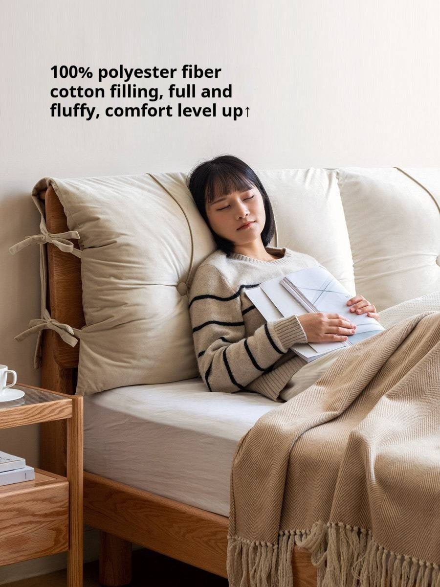 Modern Minimalist Headboard Pillow with Large Backrest