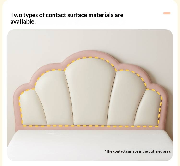 Organic Leather kid's Bed princess bed<