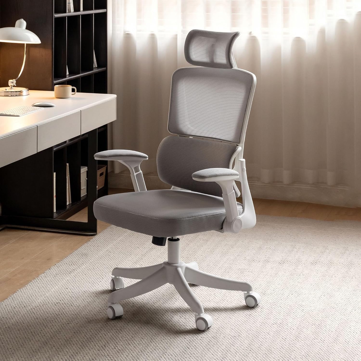 Office ergonomic computer gaming swivel adjustable book chair