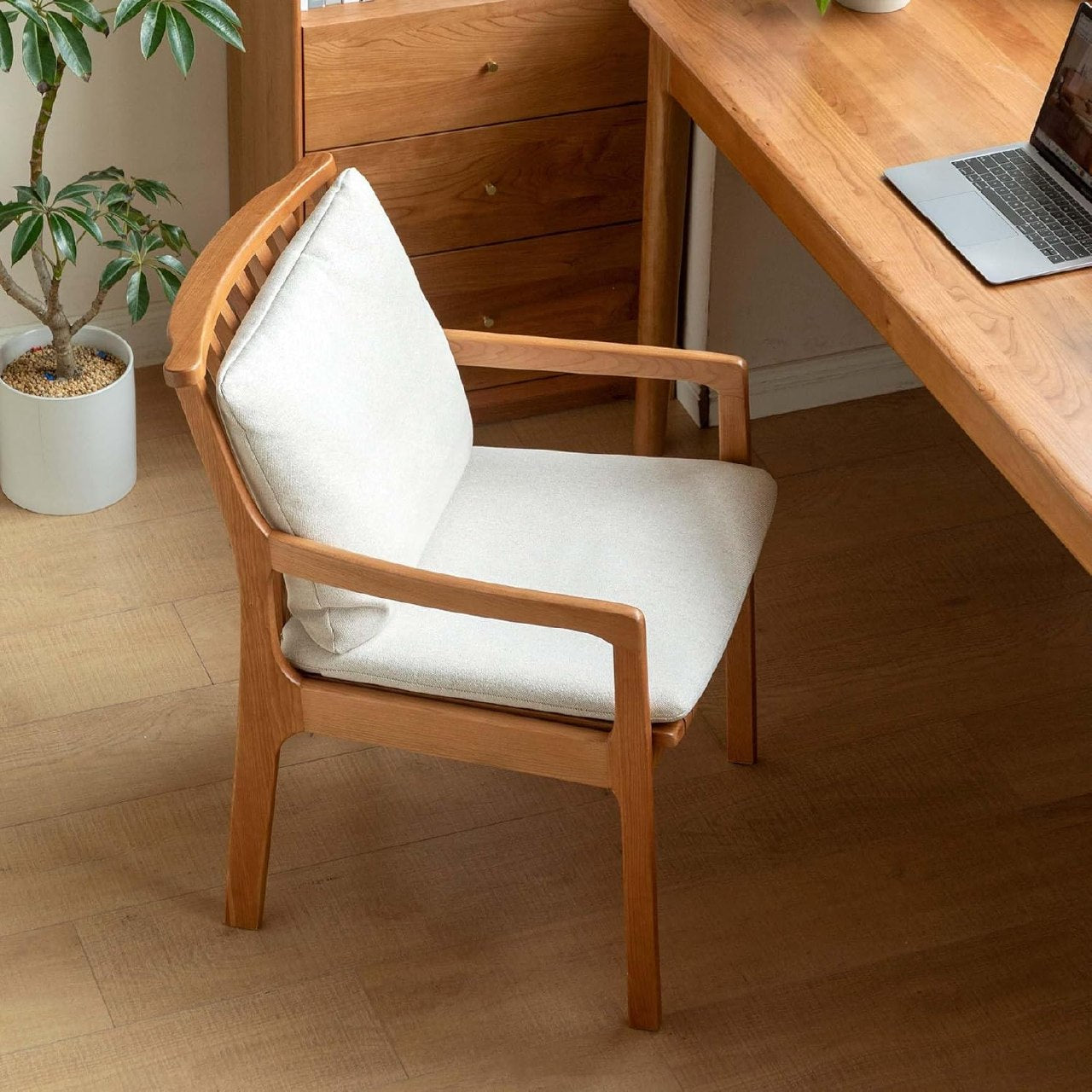 Cherry Wood Solid Wood dual-use Study Dining Office chair
