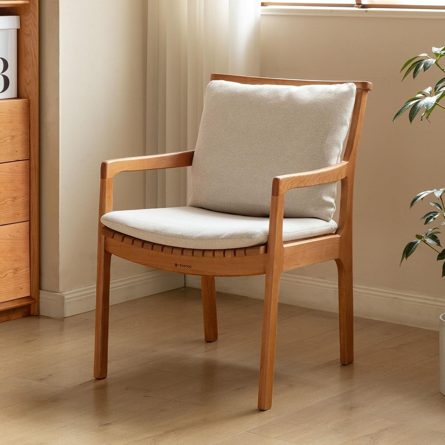 Cherry Wood Solid Wood dual-use Study Dining Office chair