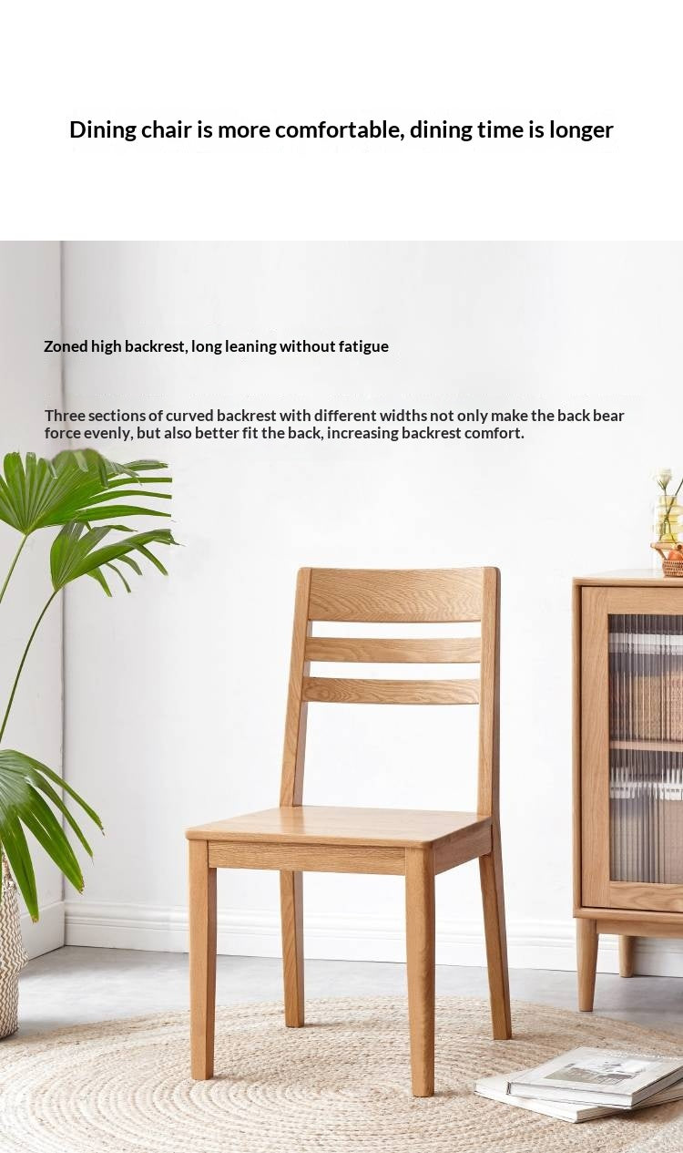 Set 4 pcs White Ash Solid Wood - Dining Chair