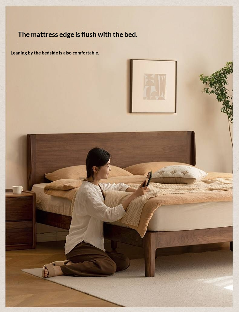 Ash, North American Black Walnut High Head Bed