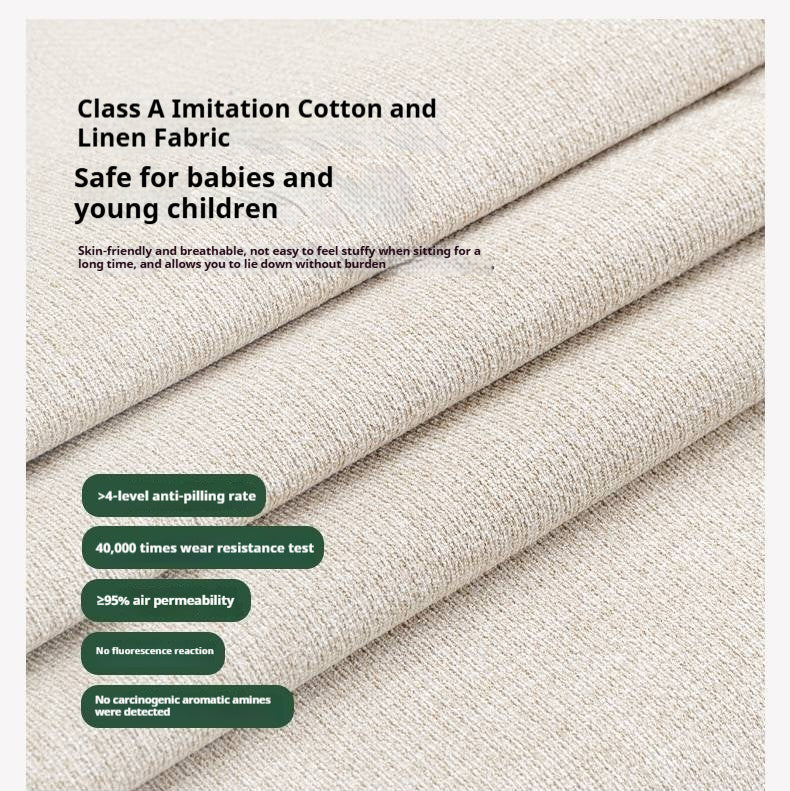 Black Walnut, Oak, Ash Solid Wood Footstool Small Fabric Stool