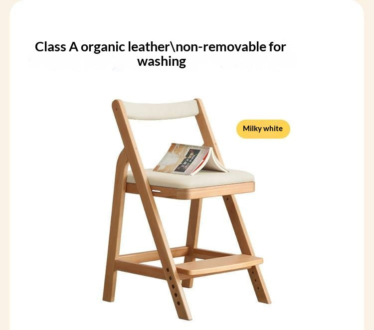 Beech Solid Wood Adjustable Kids Lift Chair