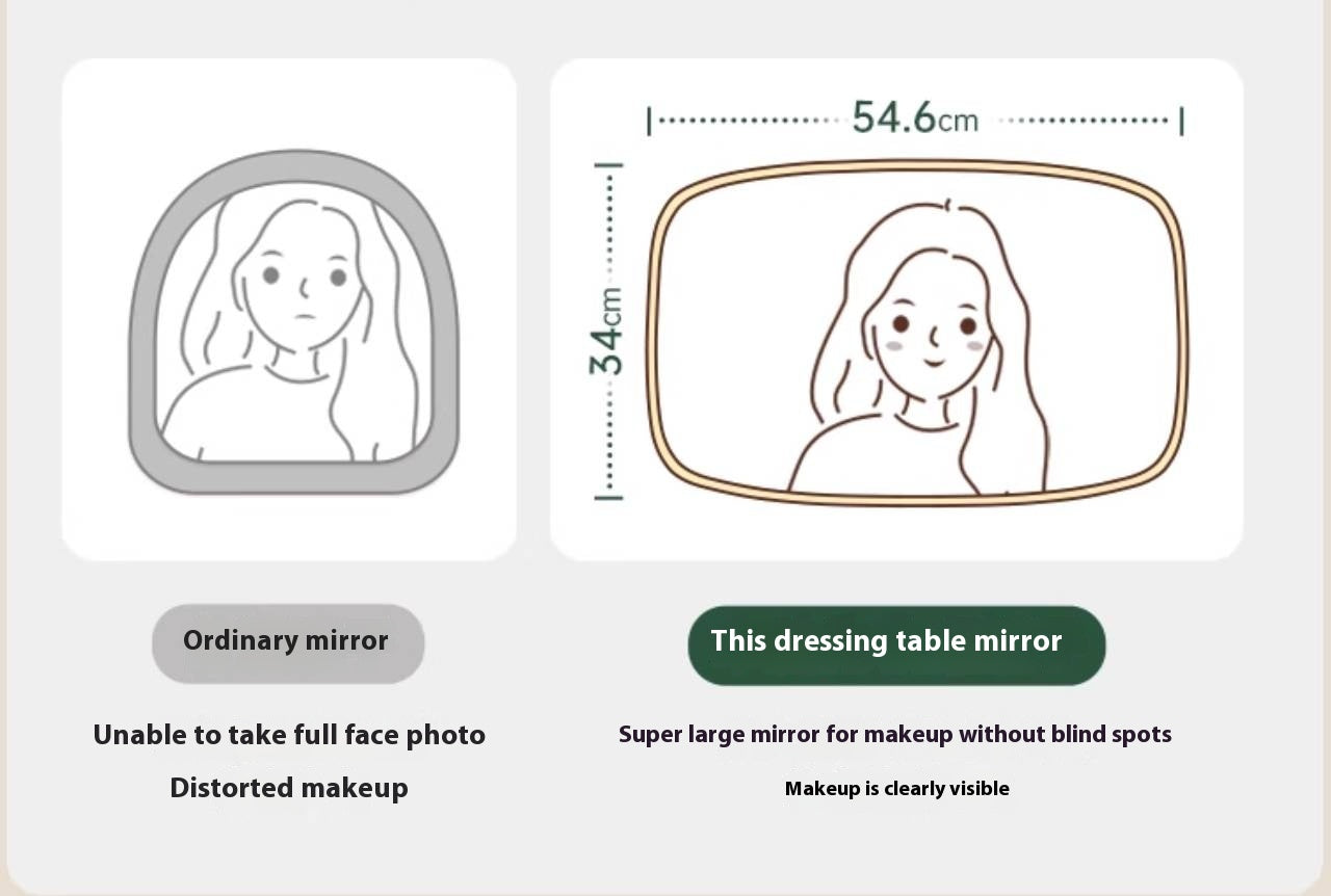 Ash Solid Wood Modern Style Vanity Table Multi Functional.