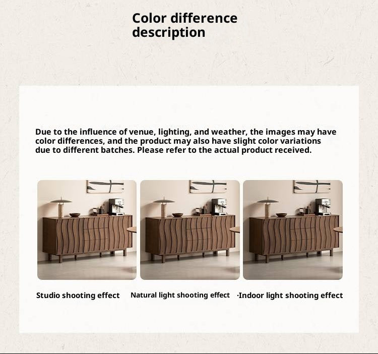 Black Walnut Solid Wood Antique Style Sideboard