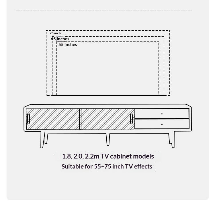 Oak, Beech Solid Wood, Solid RubberWood TV Stand