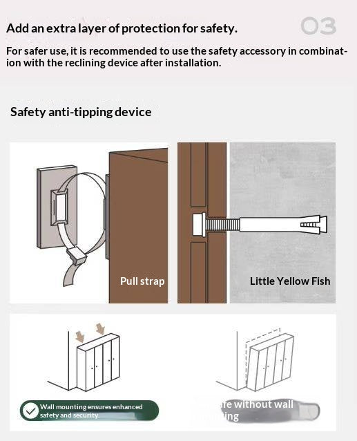 Ash Solid Wood Wall-Mounted Bookcase with Integrated Study Shelf