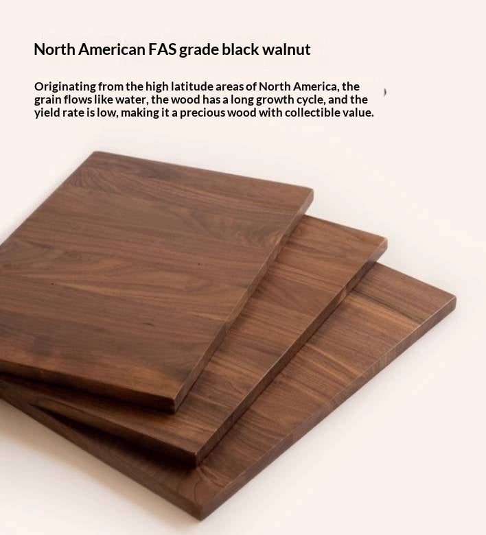 Set 4pcs Black Walnut Solid Wood, Solid Rubberwood Wood Upholstered Dining Chair, Modern Organic