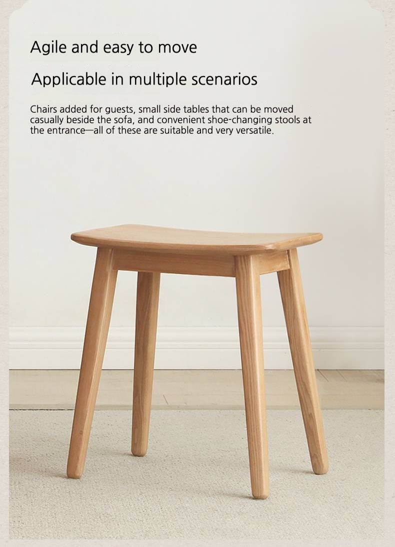 Oak, Ash Solid Wood Modern Vanity Table