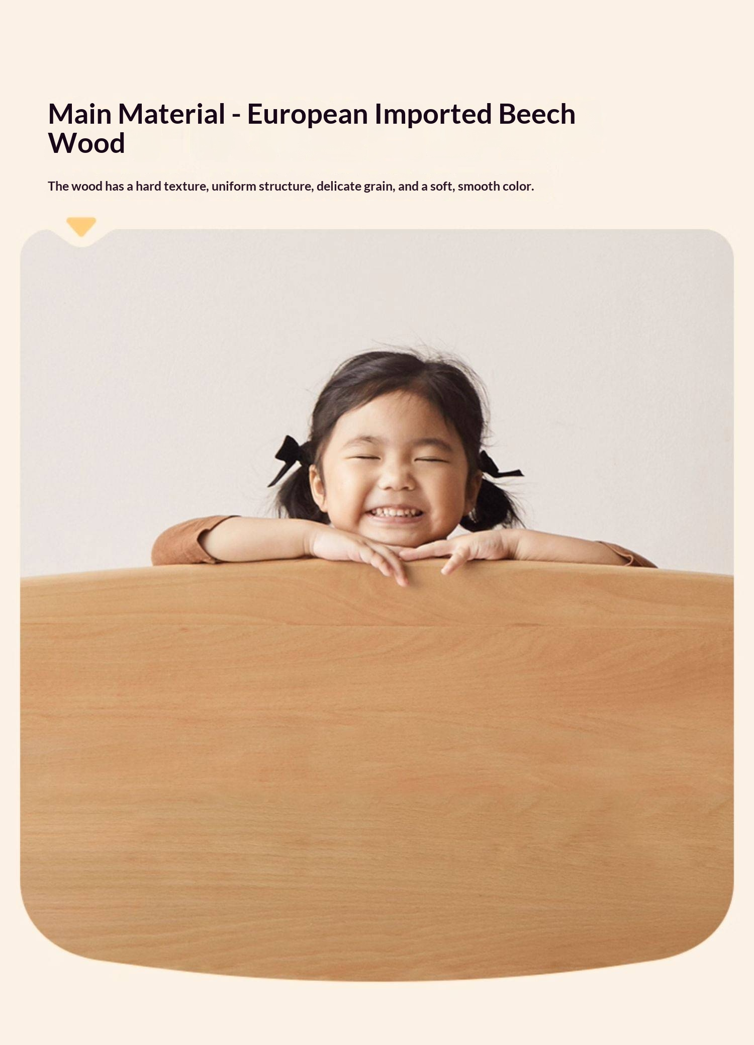 Beech Solid Wood Children's Bunk Bed