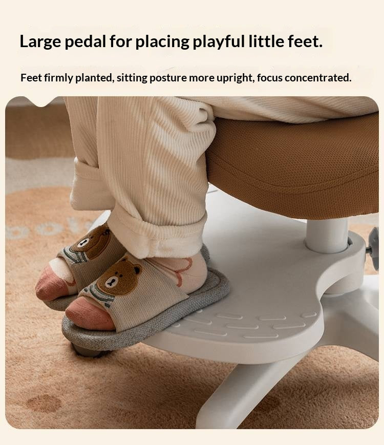 Children's Study Chair with Adjustable Backrest and Adjustable Lift