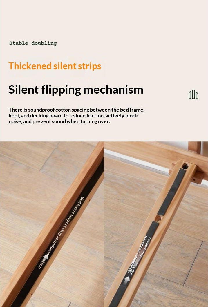 Cherry Solid Wood Bed — French Style Vintage Design