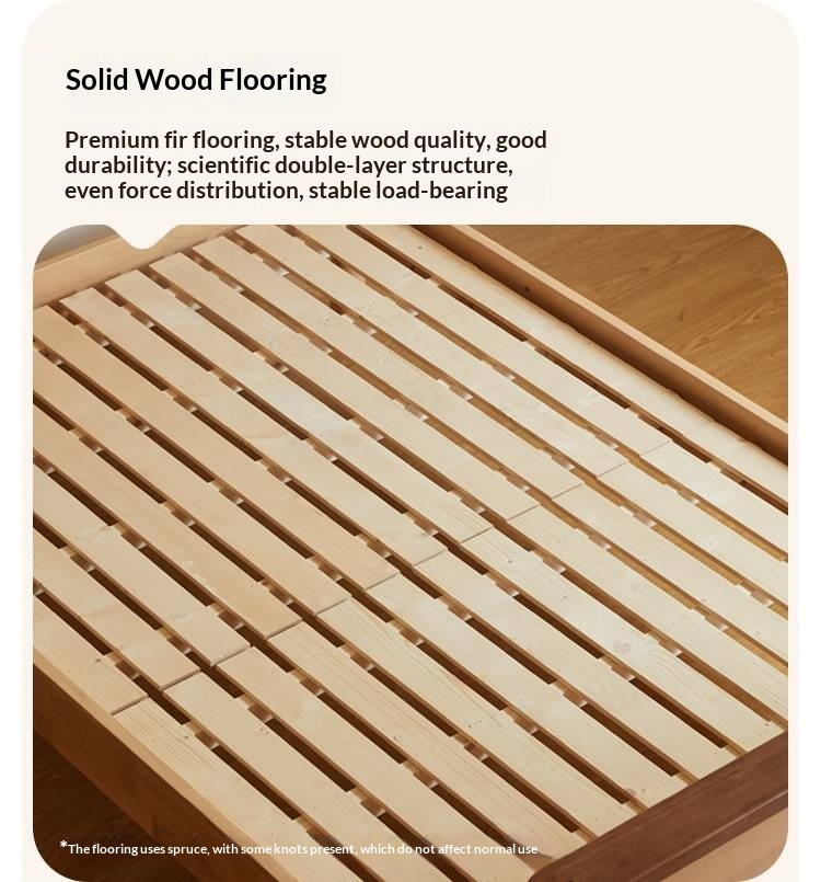 Rubberwood Solid Wood Children's Multifunctional Bunk Bed