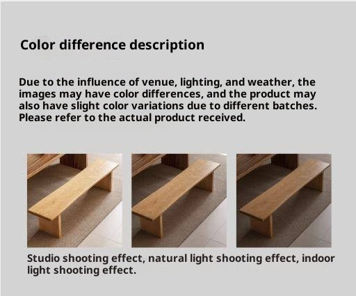 Black Walnut,Ash, South American Walnut Solid Wood Wabi Sabi Bench