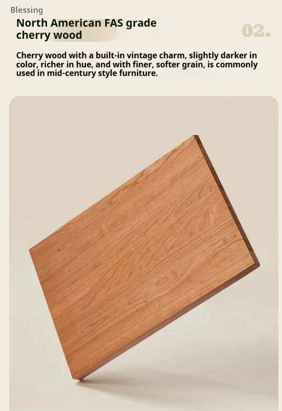Ash, Cherry Solid Wood Dressing Stool