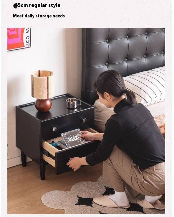 Solid RubberWood Classic Nightstand.