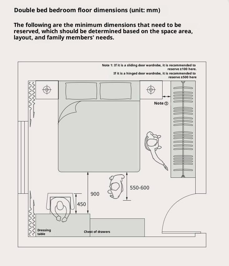 Oak Solid Wood Modern Minimalist Multifunctional with Light Box Bed