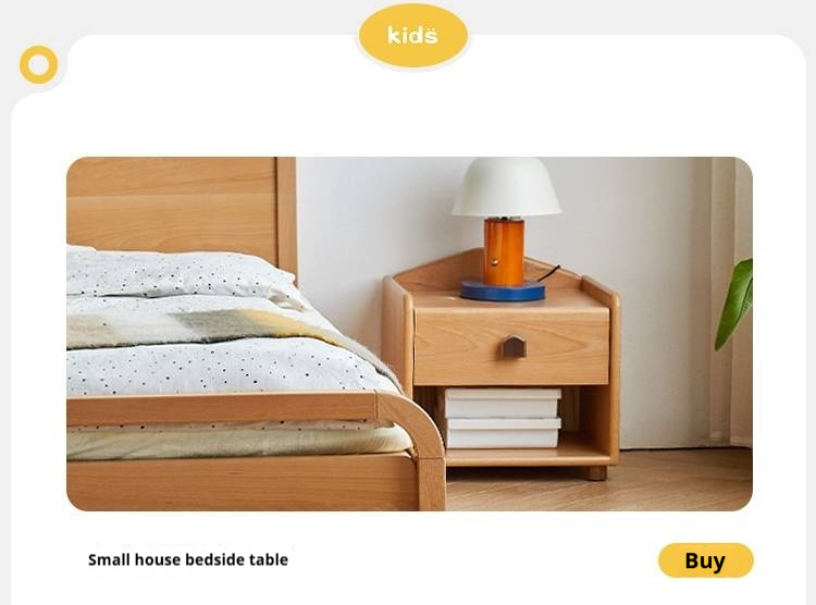 Beech solid wood Multi-functional with storage box bed<