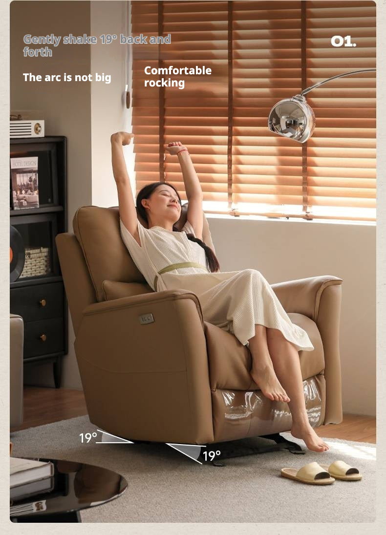 Leather Chair Electric Leisure Recliner.
