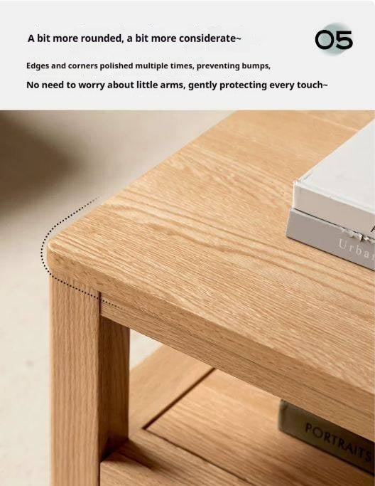 Oak, Ash Solid Wood Luxury Coffee Table