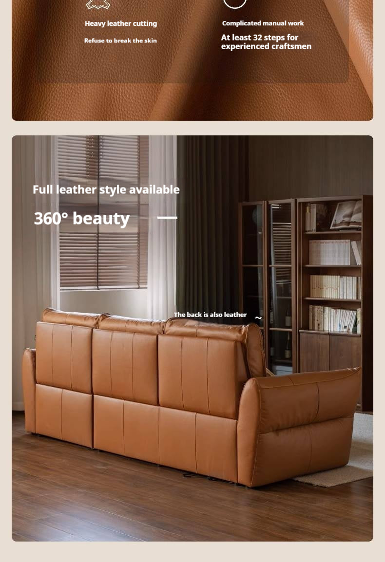 Leather Electric Luxury High Backrest Sofa,,,
