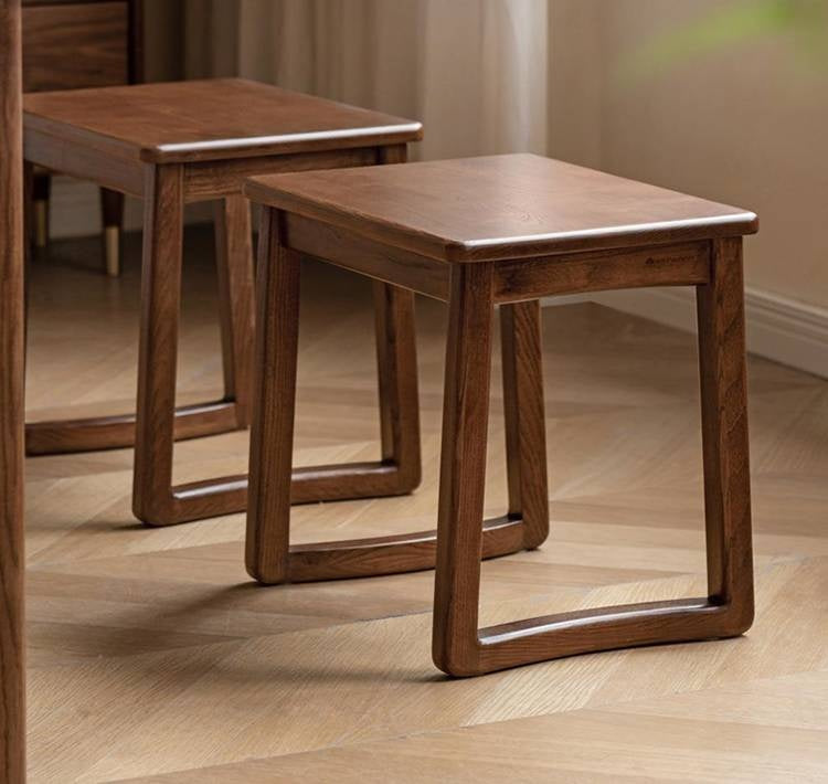 Ash, Oak Solid Wood Modern and Simple Style Tea Stool