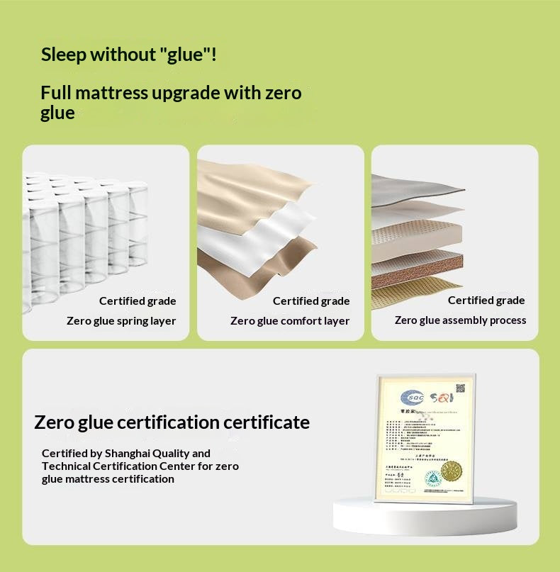 Natural Coconut Palm Hard Mattress with Latex and Simmons Spring