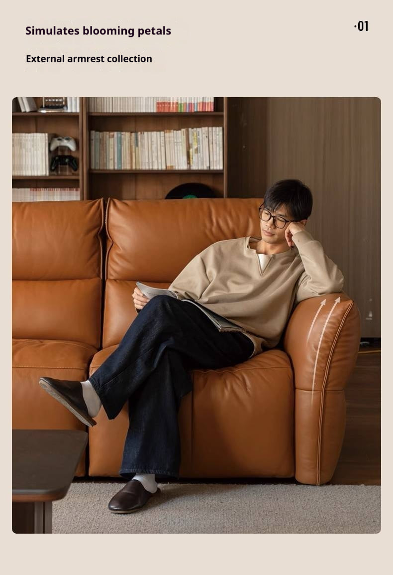 Leather Electric Luxury High Backrest Sofa,,,