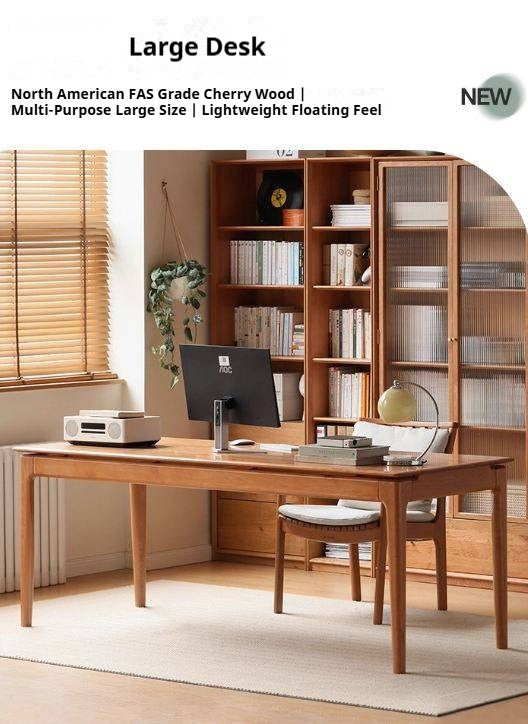 Cherry Solid Wood Large Office Table